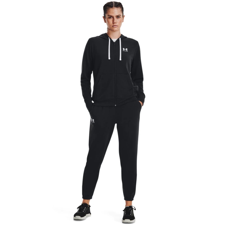 UNDER ARMOUR BLUZA Z KAPTUREM RIVAL TERRY BLACK