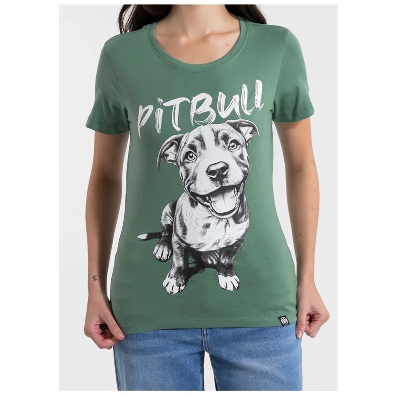 PIT BULL KOSZULKA DAMSKA T-SHIRT PUPPY MINT