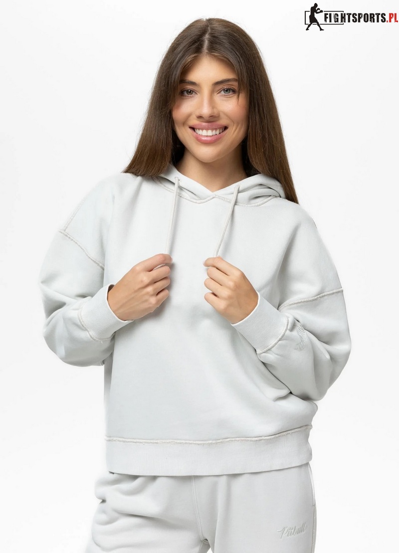 PIT BULL BLUZA WASHED LOVIA WHITE STONE