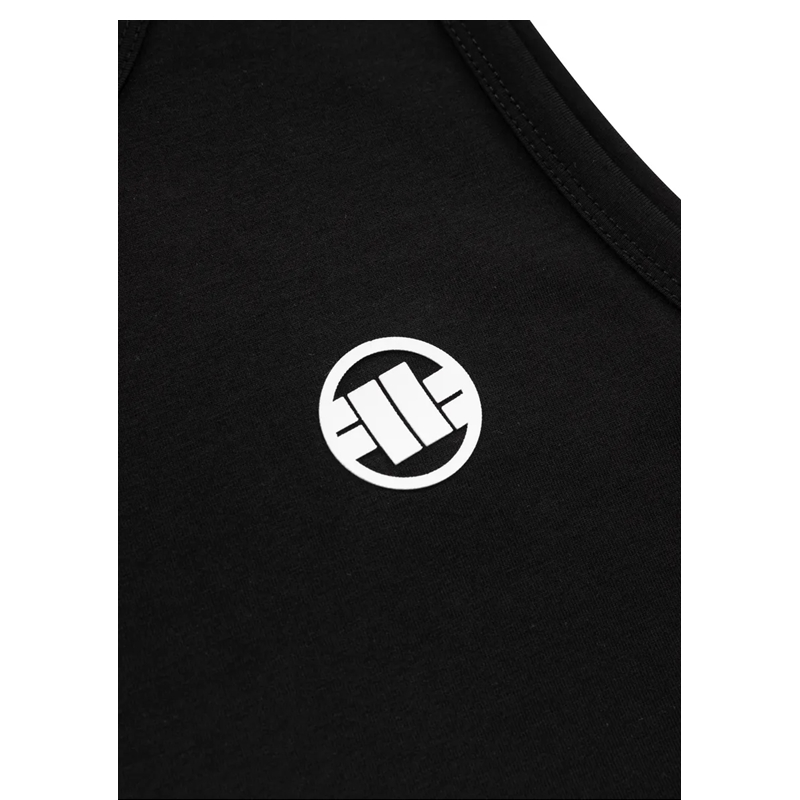PIT BULL TANK TOP SMALL LOGO BLACK