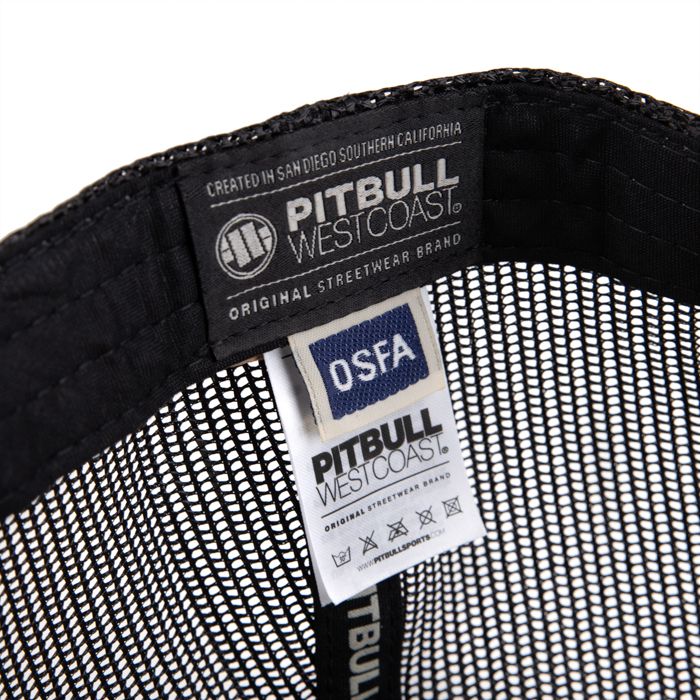 PIT BULL CZAPKA Z DASZKIEM DOGS BLACK