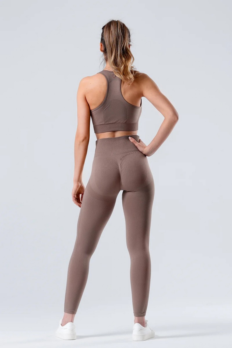 MAKE US STRONG LEGGINSY FLORENCE LATTE