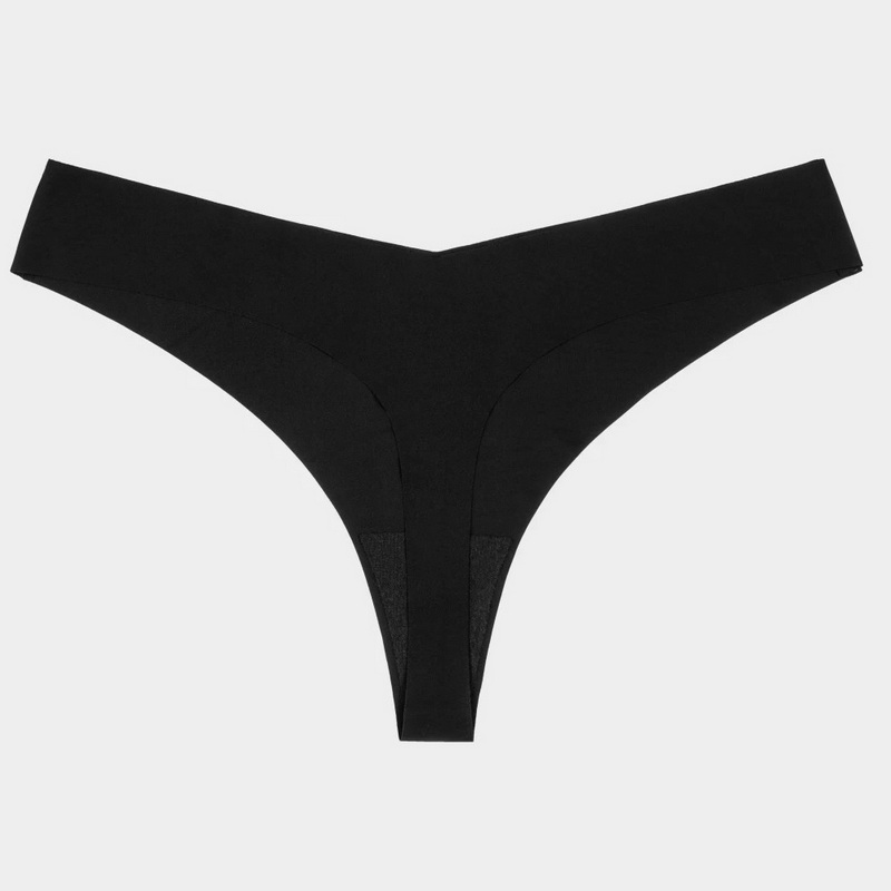 CARPATREE FIGI SEAMLESS THONG BLACK
