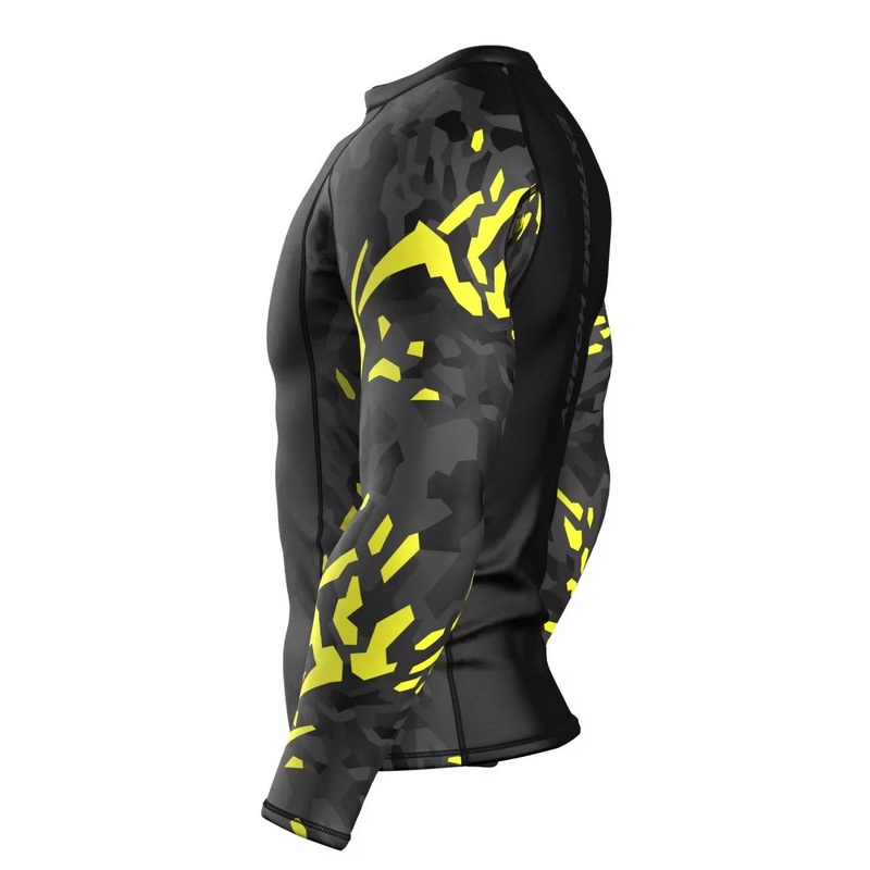 EXTREME HOBBY LONGSLEEVE RASHGUARD BLACK PANTHER