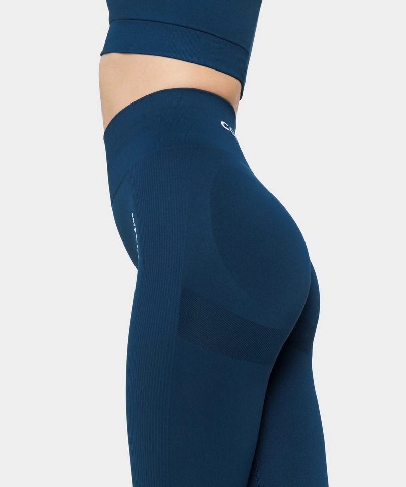 CARPATREE LEGGINSY BEZSZWOWE ALLURE SAPPHIRE BLUE