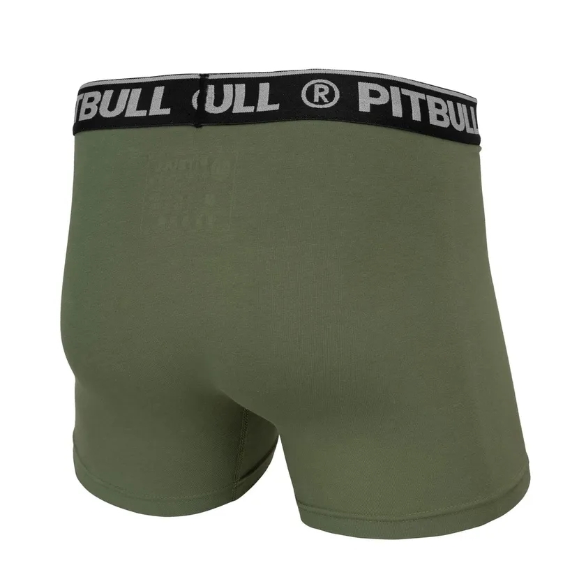 PIT BULL BOKSERKI 3 PACK CASUAL FLY OLIVE/D.NAVY/BLACK