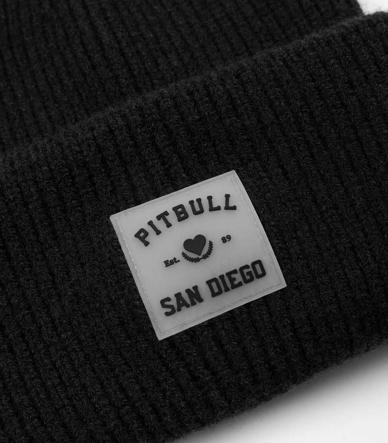 PIT BULL CZAPKA ZIMOWA LOVE PB BLACK