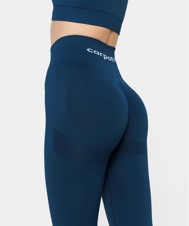 CARPATREE LEGGINSY BEZSZWOWE ALLURE SAPPHIRE BLUE
