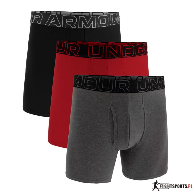 UNDER ARMOUR BOKSERKI PERFORMANCE COTTON 6IN 3 PACK 025