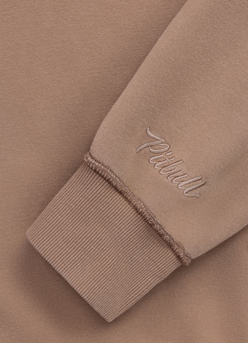 PIT BULL BLUZA WASHED LOVIA CHOCOLATE MOUSSE