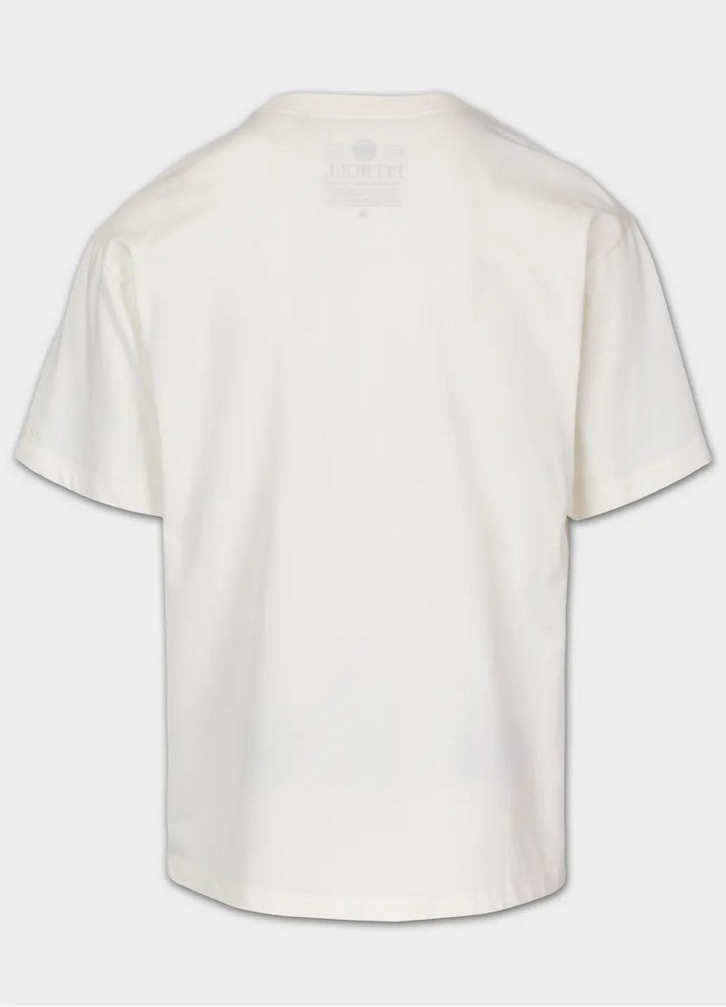 PIT BULL KOSZULKA SKULL LOGO WHITE