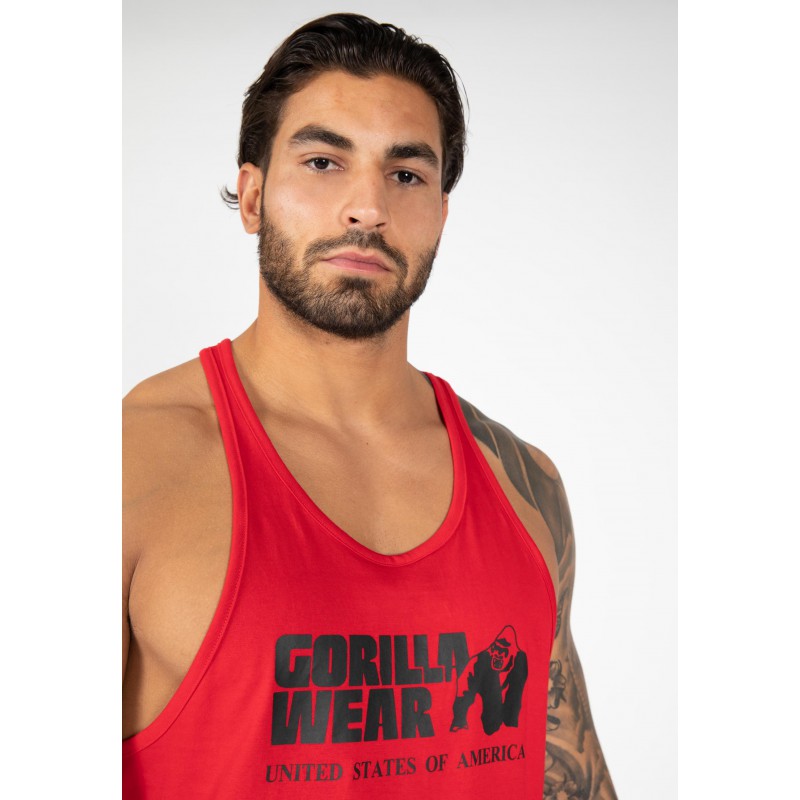 GORILLA WEAR TANK TOP CLASSIC RED