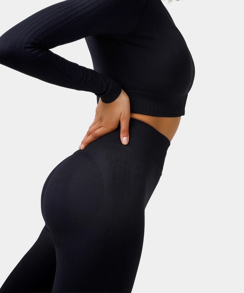 CARPATREE LEGGINSY BEZSZWOWE ELITE BLACK