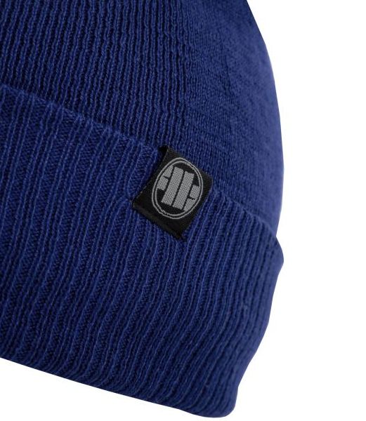 PIT BULL CZAPKA ZIMOWA BEANIE SMALL LOGO BLUE