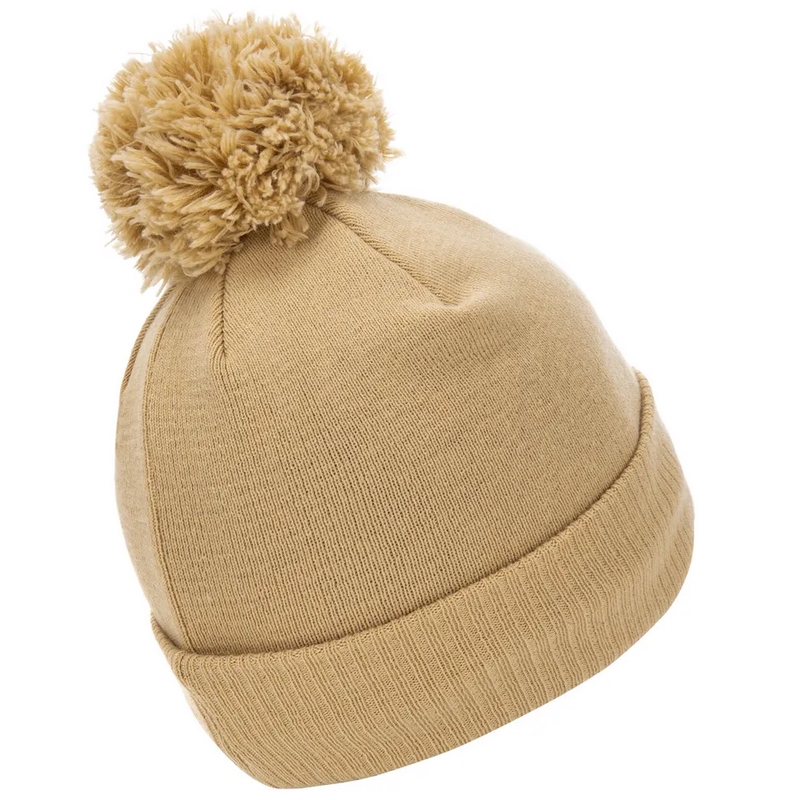 PIT BULL CZAPKA ZIMOWA BEANIE BUBBLE SMALL LOGO SAND