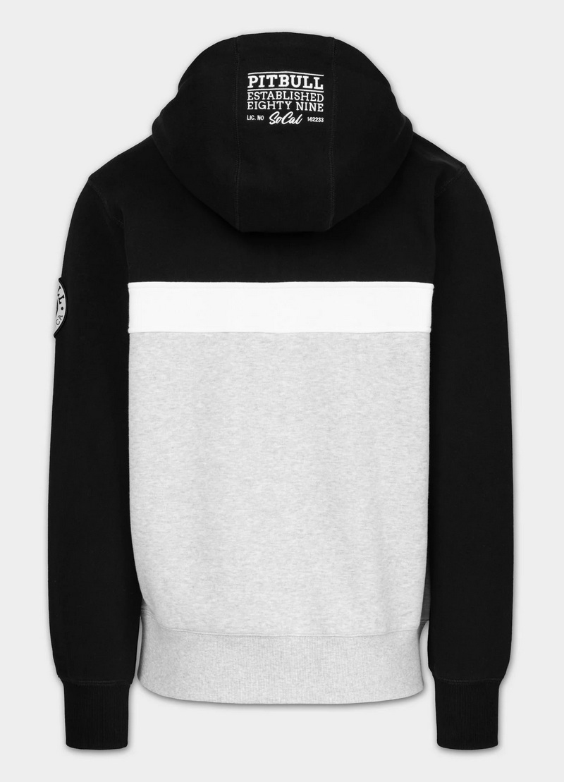 PIT BULL BLUZA Z KAPTUREM GIBSON BLACK/GREY MELANGE