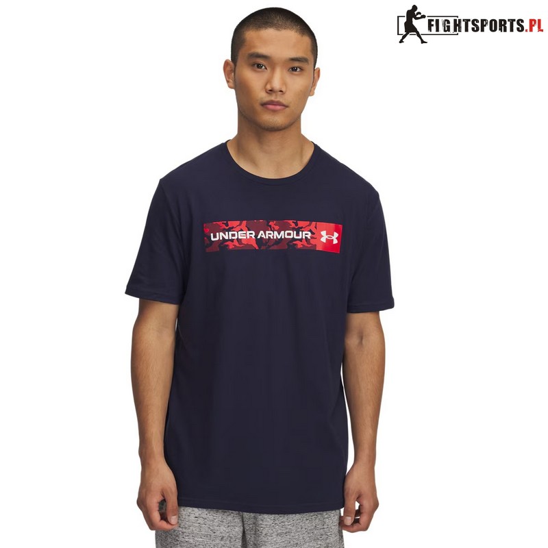 UNDER ARMOUR KOSZULKA CAMO CHEST STRIPE 411