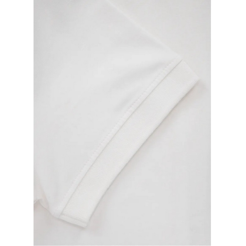 PIT BULL KOSZULKA POLO JERSEY SMAL LOGO OFF WHITE