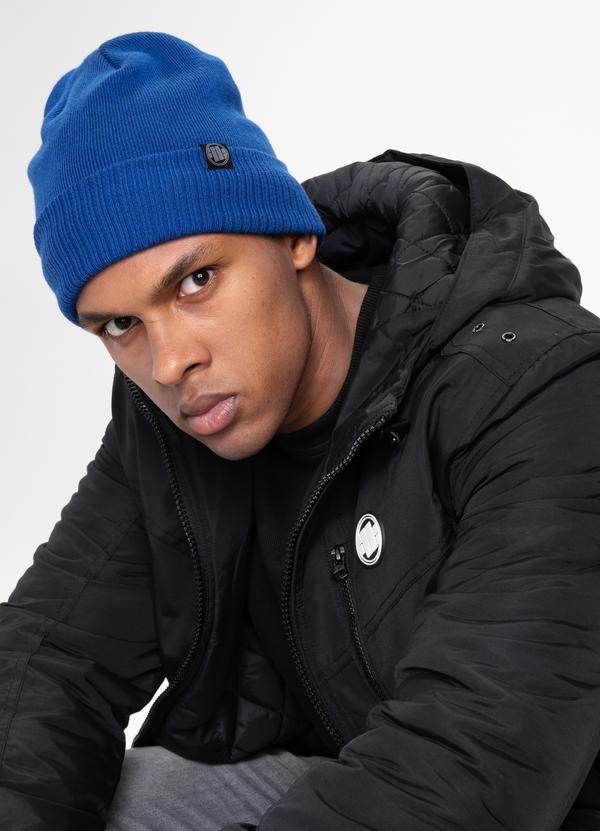 PIT BULL CZAPKA ZIMOWA BEANIE SMALL LOGO BLUE