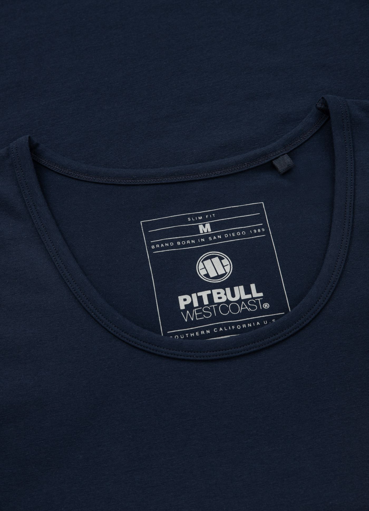 PIT BULL TANK TOP SMALL LOGO NAVY