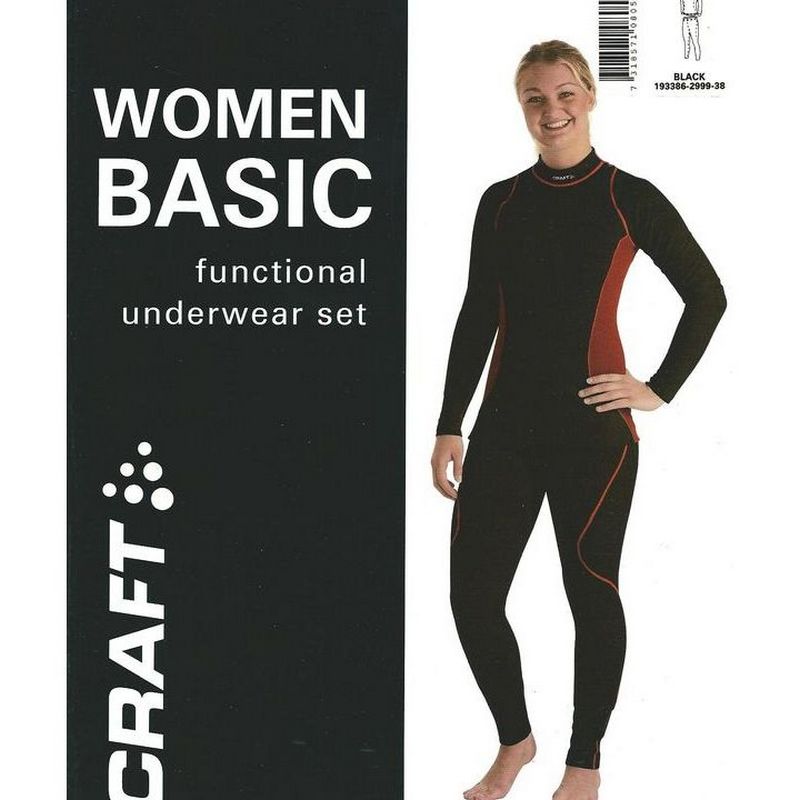 CRAFT BASIC KOMPLET BIELIZNY TERMOAKTYWNEJ BLACK/RED