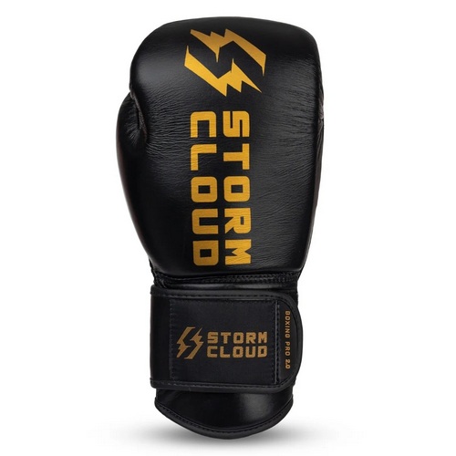 STORMCLOUD RĘKAWICE BOKSERSKIE BOXING PRO 2.0 CZARNE/ZŁOTE