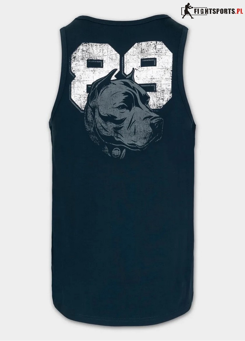 PIT BULL TANK TOP DOG 89 NAVY