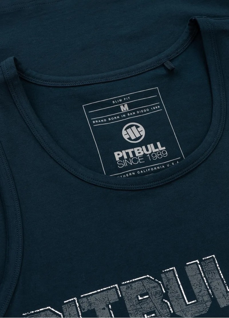 PIT BULL TANK TOP DOG 89 NAVY