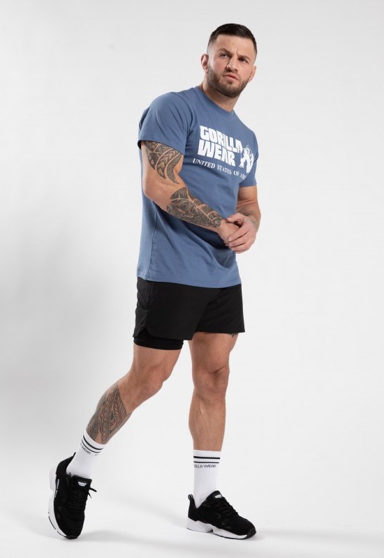 GORILLA WEAR KOSZULKA CLASSIC CORONET BLUE