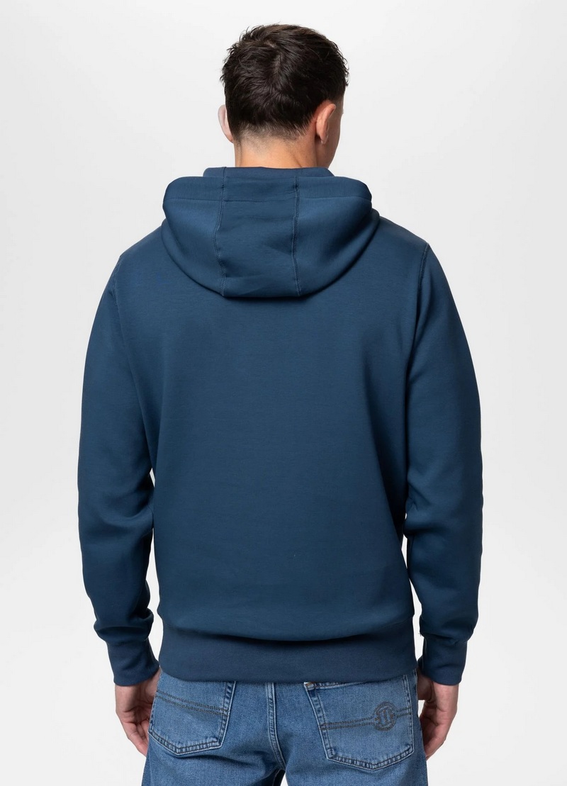 PIT BULL BLUZA Z KAPTUREM SAMPSON PETROL BLUE