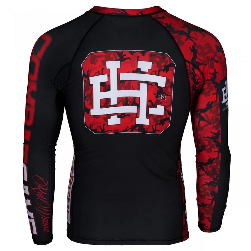 EXTREME HOBBY LONGSLEEVE RASHGUARD RED WARRIOR