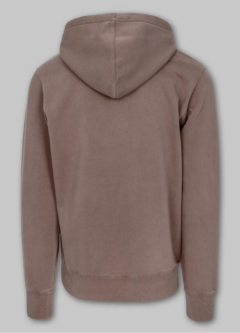 PIT BULL BLUZA ROZPINANA Z KAPTUREM LANCASTER WASHED BURGUNDY