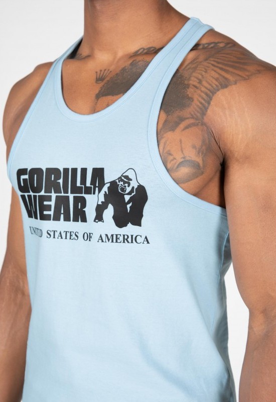 GORILLA WEAR TANK TOP CLASSIC LIGHT BLUE