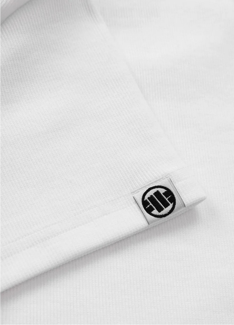 PIT BULL KOSZULKA CROPPED RIB WHITE