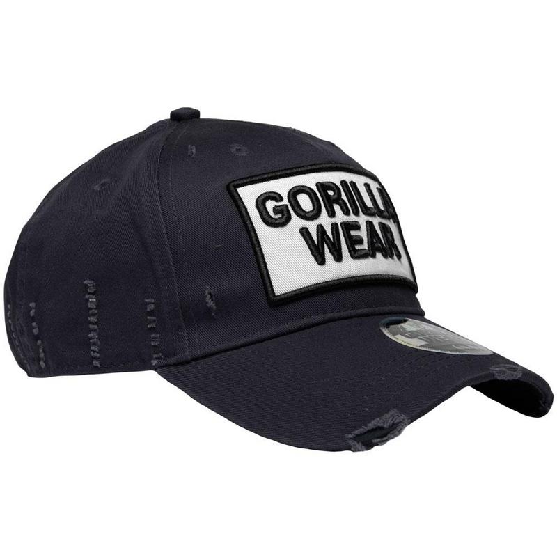 GORILLA WEAR CZAPKA Z DASZKIEM HARRISON BLACK/WHITE