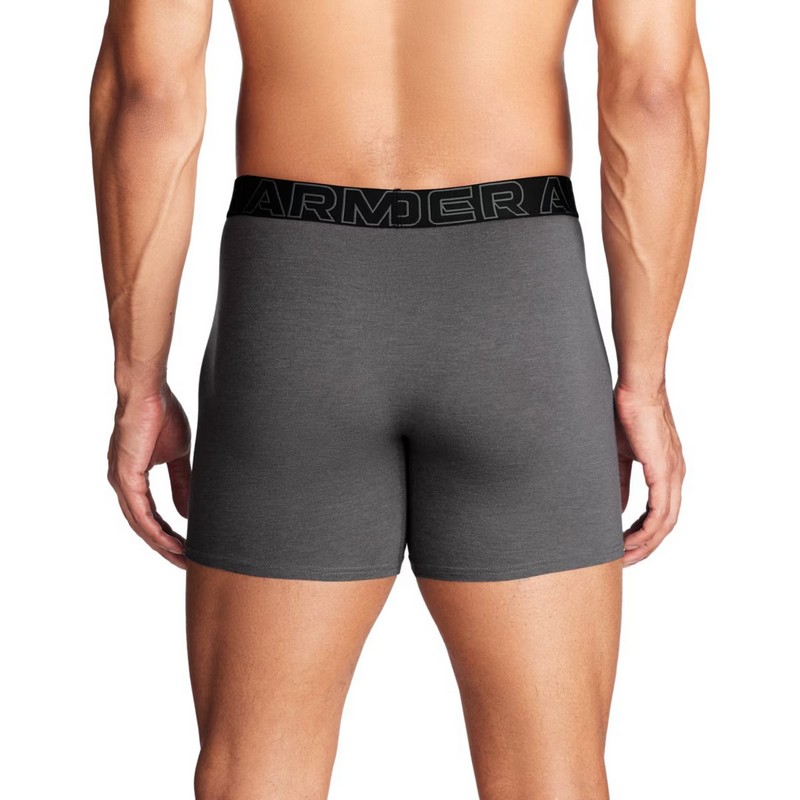 UNDER ARMOUR BOKSERKI PERFORMANCE COTTON 6IN 3 PACK 025