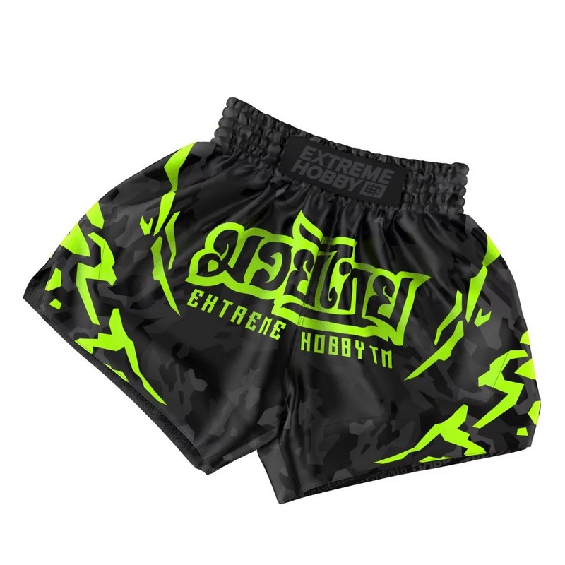 EXTREME HOBBY SZORTY MUAY THAI BLACK PANTHER
