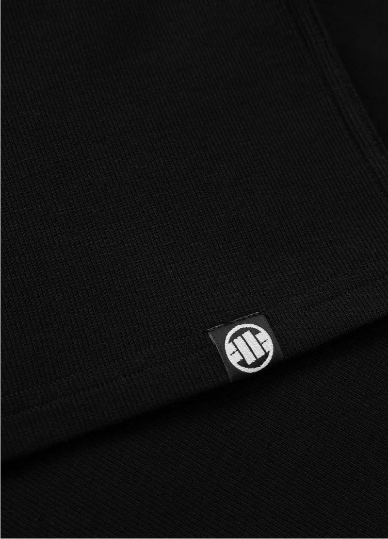 PIT BULL LONGSLEEVE RIB BLACK