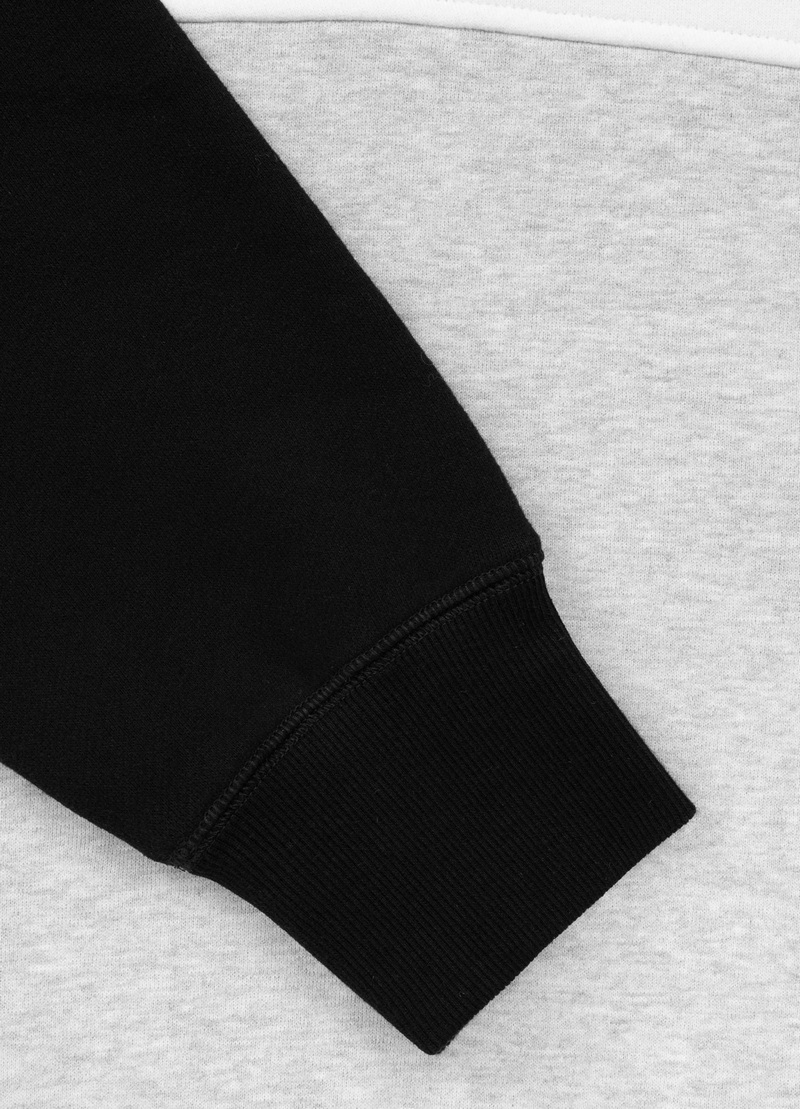 PIT BULL BLUZA Z KAPTUREM GIBSON BLACK/GREY MELANGE