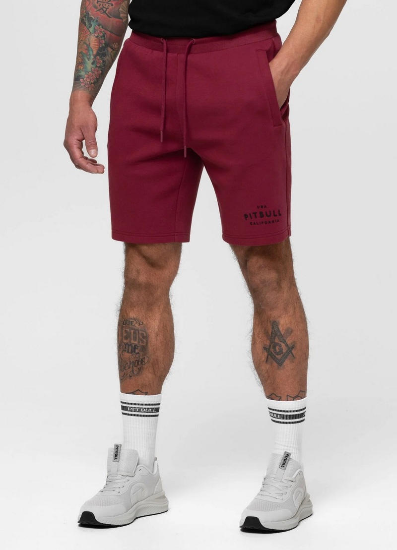PIT BULL SZORTY SAMPSON BURGUNDY