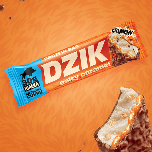 WK DZIK BATON PROTEINOWY 72g SALTY CARAMEL