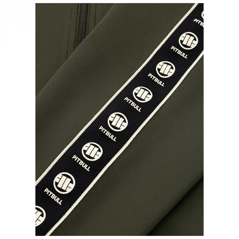 PIT BULL BLUZA POWERS BEZ KAPTURA ROZPINANA OLD GREEN