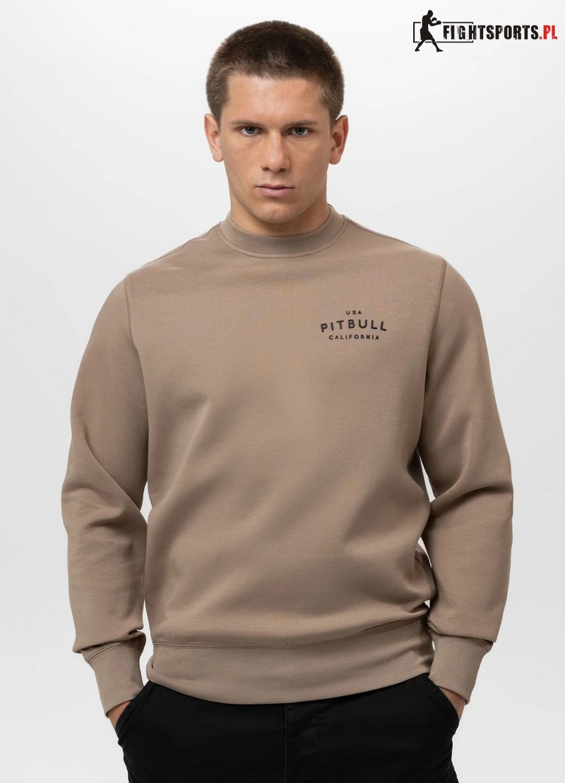 PIT BULL BLUZA CREWNECK SAMPSON PALE SAND
