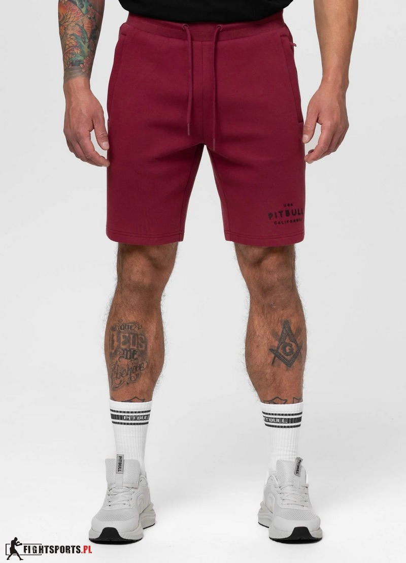 PIT BULL SZORTY SAMPSON BURGUNDY