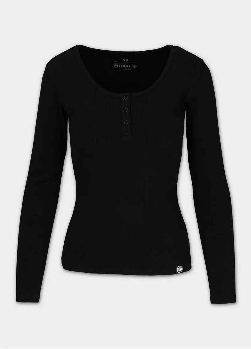 PIT BULL LONGSLEEVE RIB BLACK