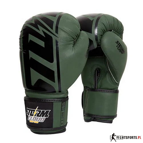 STORMCLOUD RĘKAWICE BOKSERSKIE BOLT 2.0 ZIELONE/CZARNE