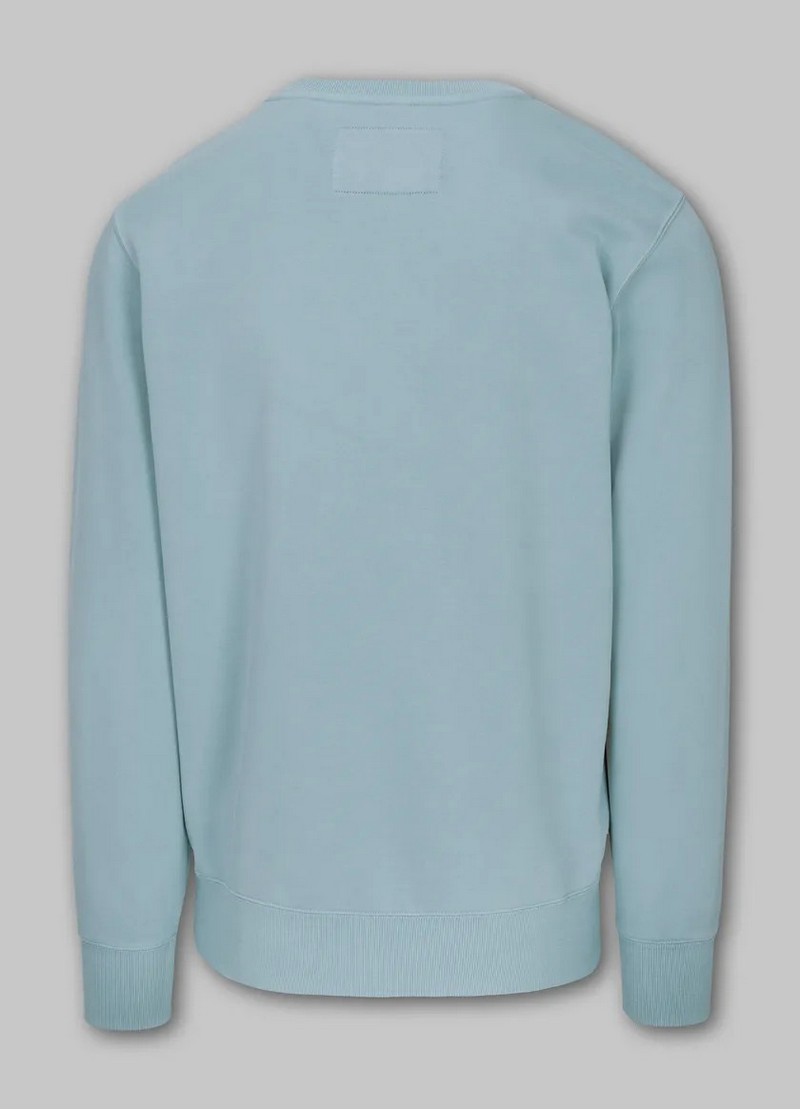 PIT BULL BLUZA CREWNECK LANCASTER WASHED BLUE