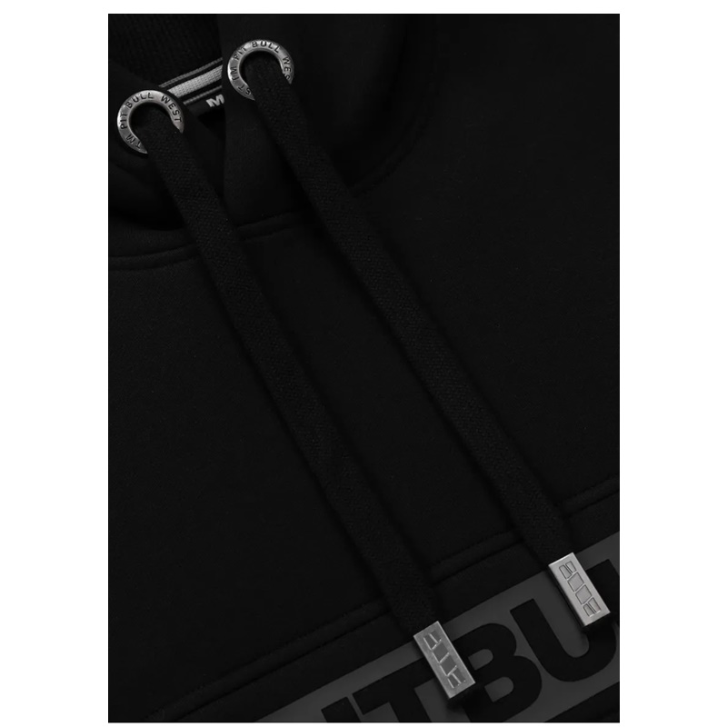 PIT BULL BLUZA Z KAPTUREM HILLTOP TWO COLORS CZARNY/CZARNY