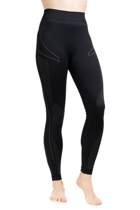 BRUBECK SPODNIE THERMO LE11870 BLACK/PINK