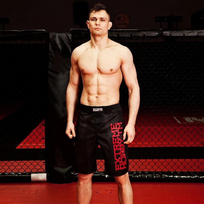 EXTREME HOBBY SZORTY GRAPPLING BLACK ARMOUR